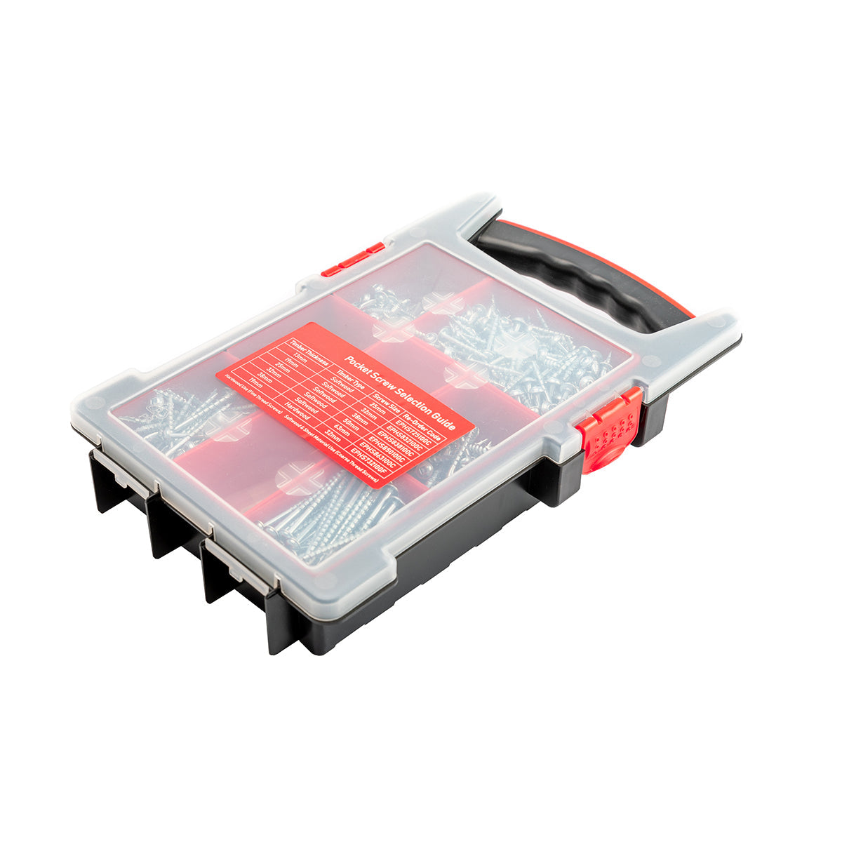 Twin Port Pocket Hole Jig and Screws Starter Kit - 650 Screws & Jig in Carry Case