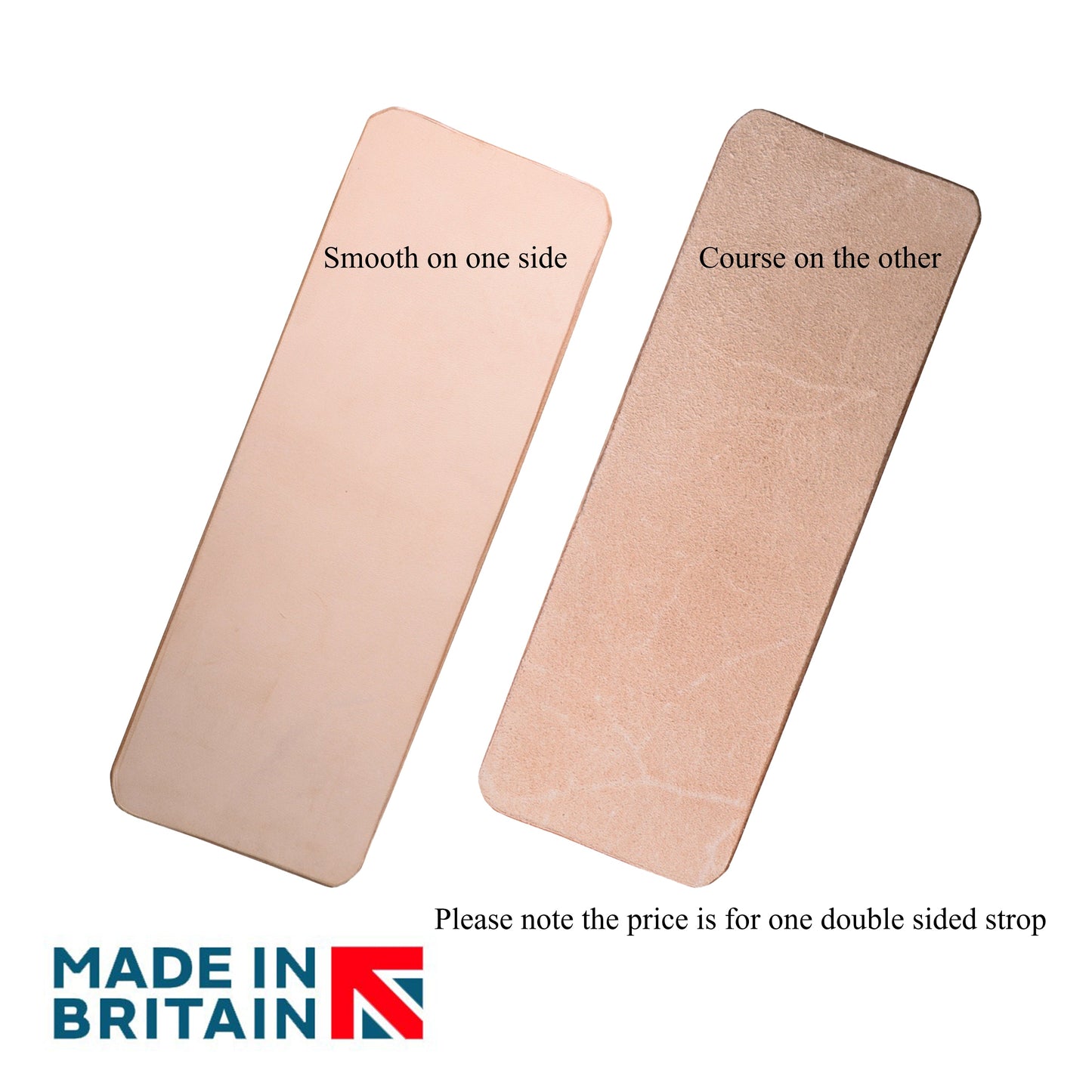 8" Double sided Leather Honing Strop - Made in Britain - LSTROP8