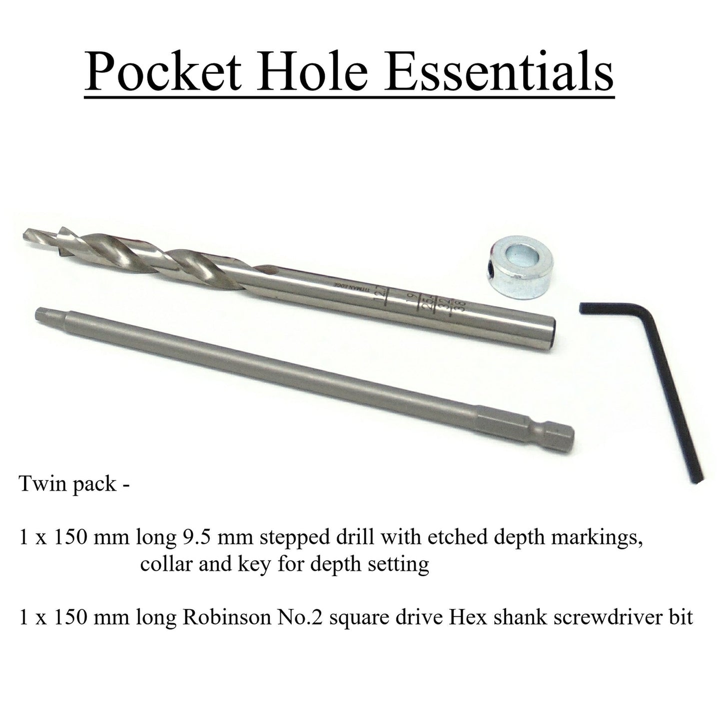 E.P.H. Pocket Hole Screws- 1200pc Assorted Self-Tapping Zinc-Coated Square Drive Wood Screws for Hardwood & Softwood- EPHS1200MIX