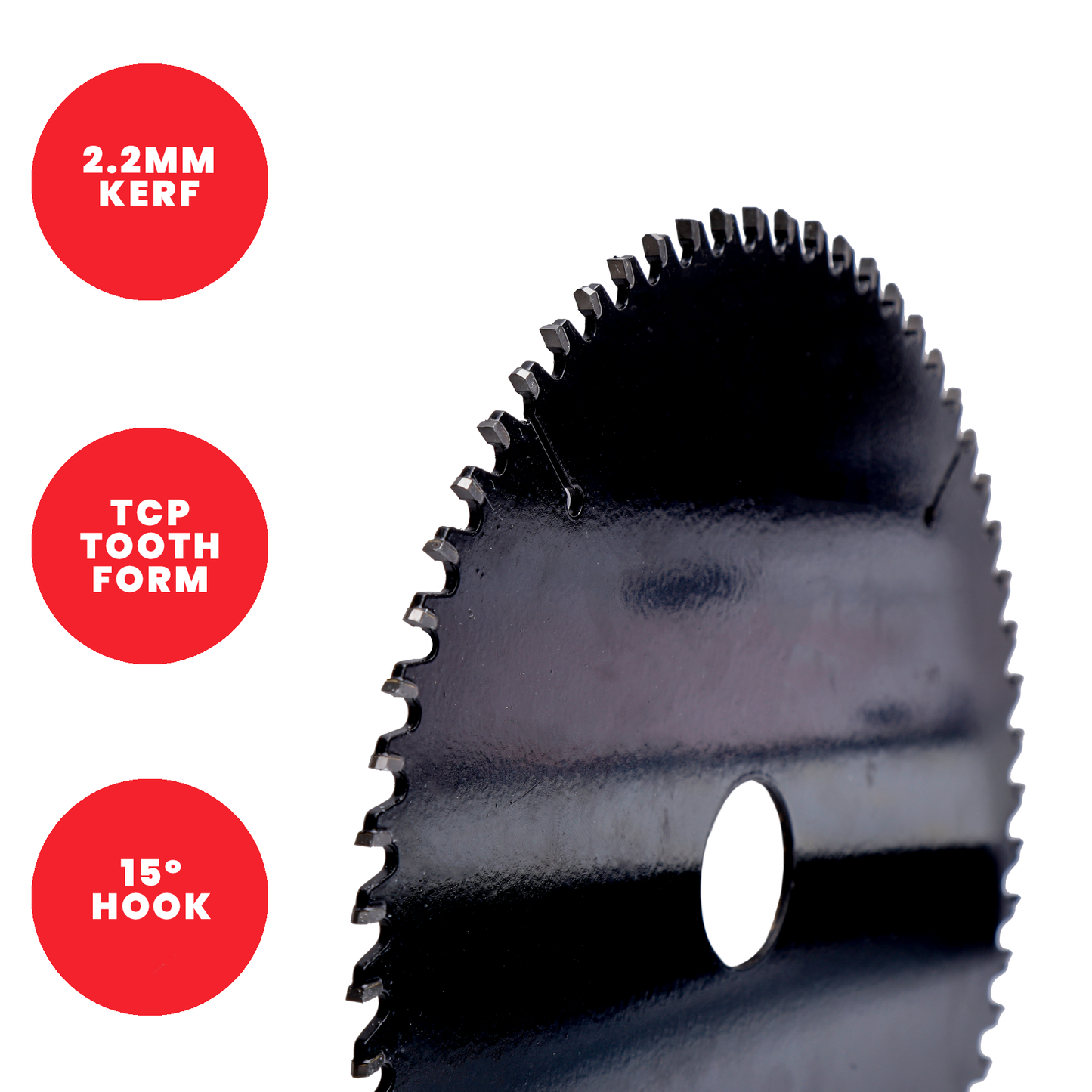 Titman Edge TCT Thin Kerf Fine Finish Circular Saw Blade 165mm x 20mm x 48 Tooth - TB1654820ATB
