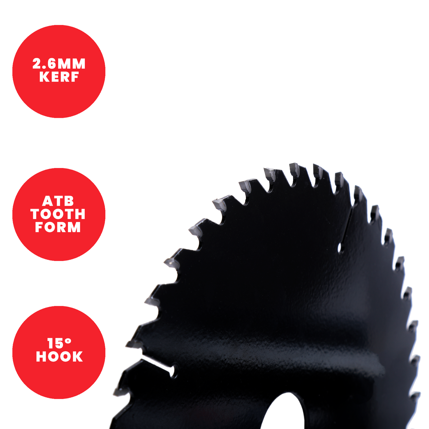 Titman Edge TCT Medium Finish Saw Blade 230mm x 30mm x 40 Tooth - TB2304030