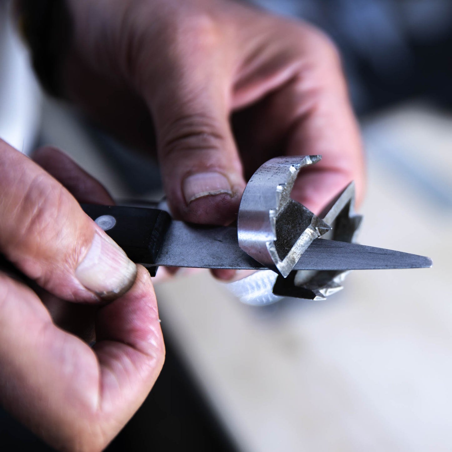 Tapered Diamond File 3" (81mm) - 400 Grit - E3DTF - James Barry Sharpening