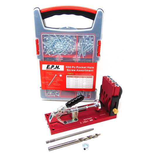 Pocket Hole Jig - Bench Mountable - Sold With 650 Pocket Hole Screws