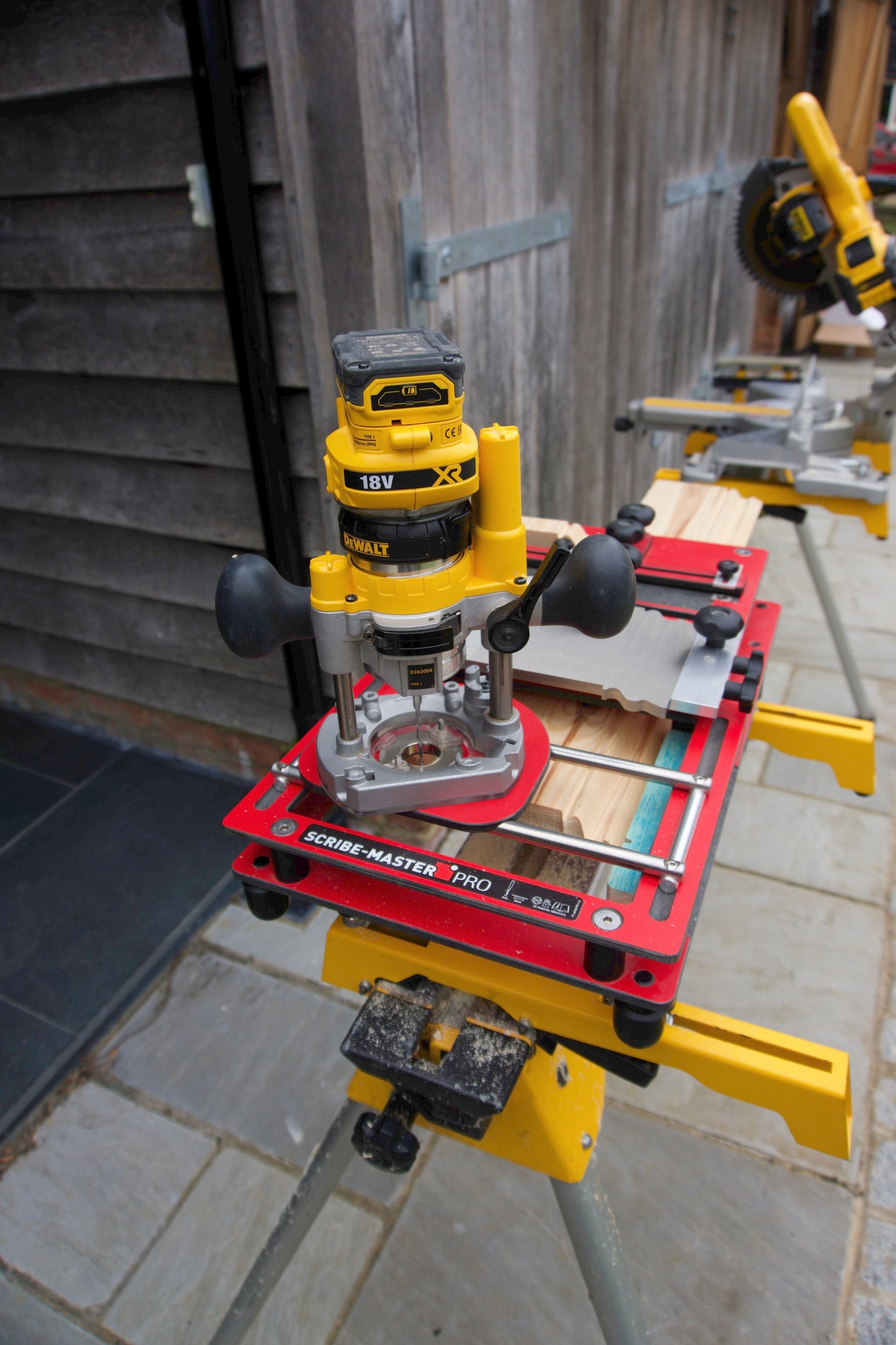 Skirting Board Coping Jig- Router Scribing System for Perfect Internal Corners | Scribe-Master SMPRO