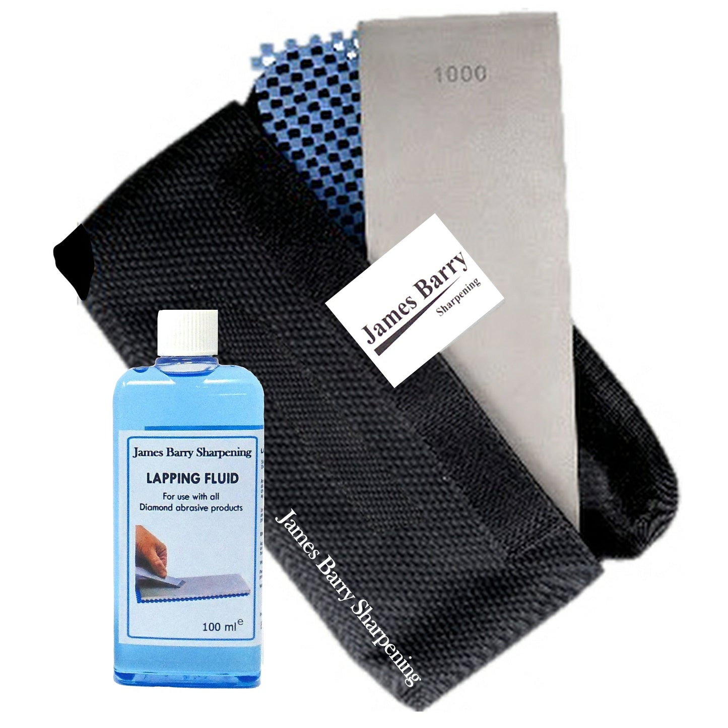 8" x 3" Dual-Grit Diamond Bench Stone Kit 1000/300 with Strop Case and accessories- Classic Professional Mark II- E8DBS