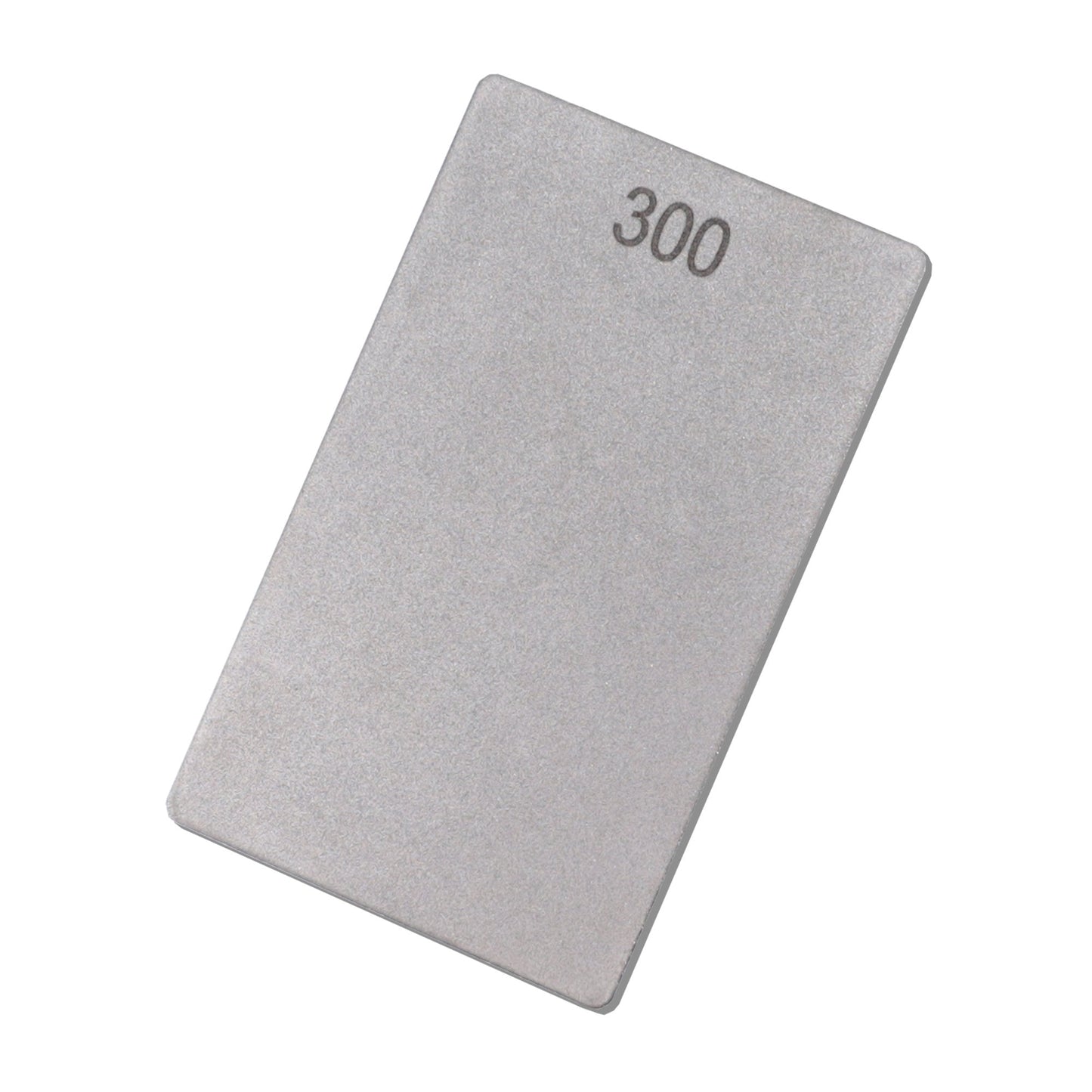 James Barry Diamond Credit Card Sharpening Stone- Double-Sided 300 & 180 Grit- 3"x2"- Woodturners Stone for HSS & Carbide Tools- ECCCM with Storage Wallet
