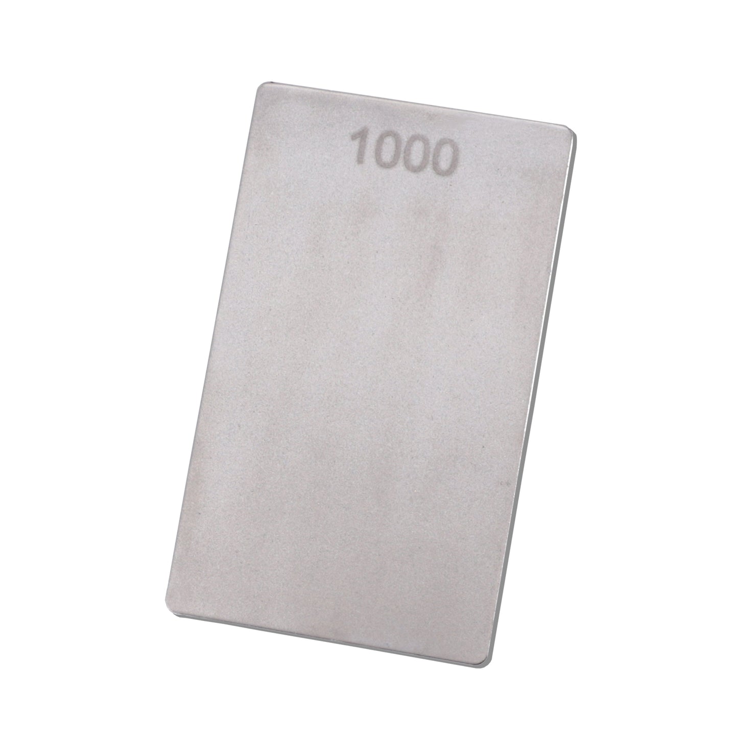 James Barry Woodcarver's Diamond Sharpening Stone- 600/1000 Grit Dual-Sided Credit Card Stone, 3" x 2", 1.6mm Thick- Precision Honing for Carving Tools, Blades, Router Bits- ECCSFF