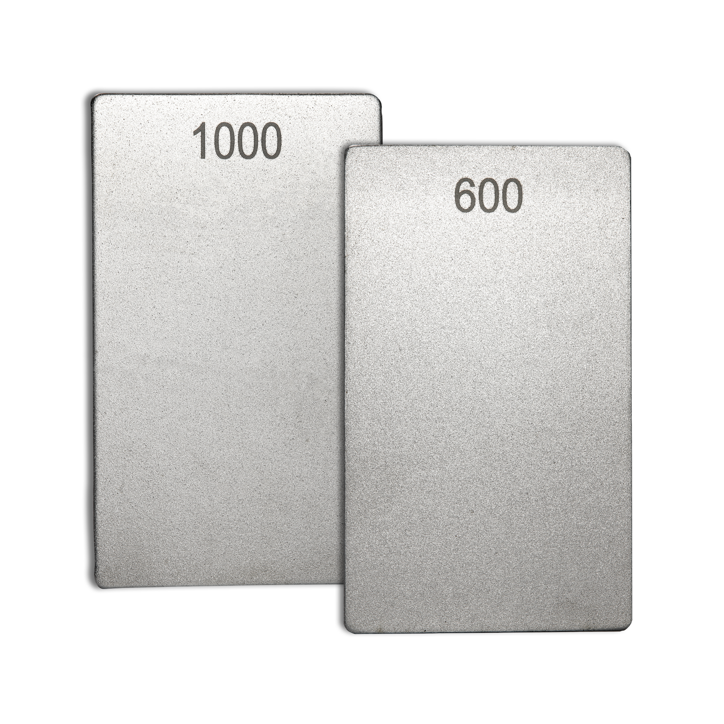 James Barry Woodcarver's Diamond Sharpening Stone- 600/1000 Grit Dual-Sided Credit Card Stone, 3" x 2", 1.6mm Thick- Precision Honing for Carving Tools, Blades, Router Bits- ECCSFF