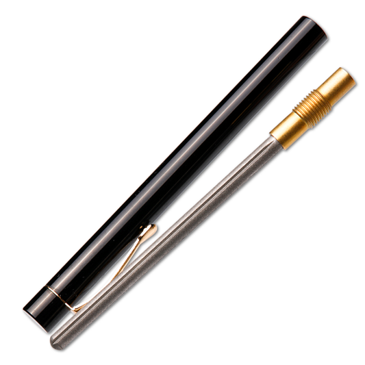 James Barry Sharpening Diamond Pen File, 600 Grit, 5.6" (143 mm) Pocket Sharpener with V-Groove, Flat & Curved Faces for Fishing Hooks, Darts, Knives & Serrations, Model EFOF