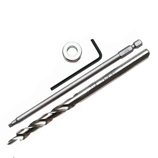 Pocket Hole Stepped Drill Bit and Roberston #2 Square Drive