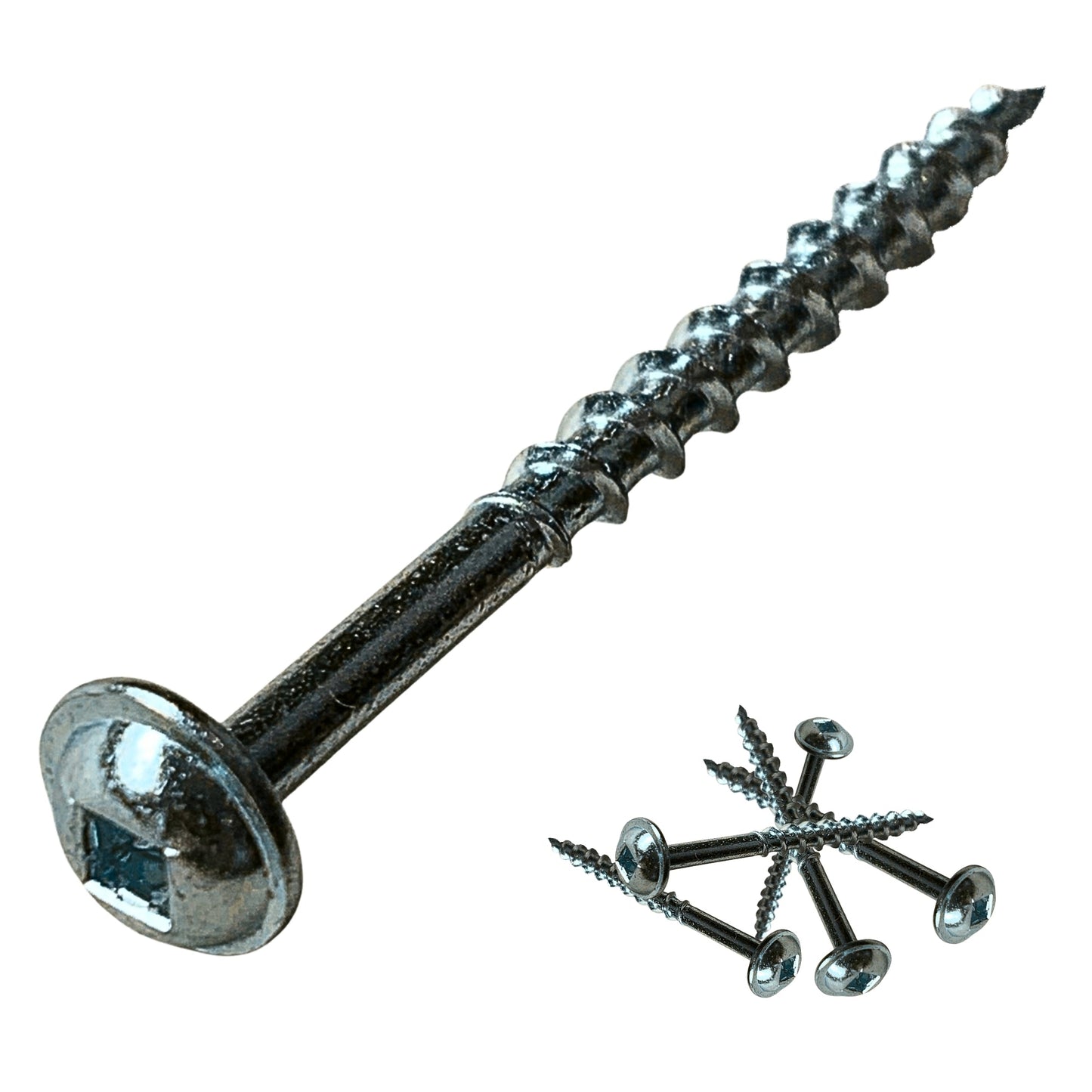 E.P.H. Pocket Hole Screws- No.8 x 38mm, Pack of 100- Coarse Self-Cutting Thread, Square Drive- For Softwoods & Man-Made Boards- EPH838100C