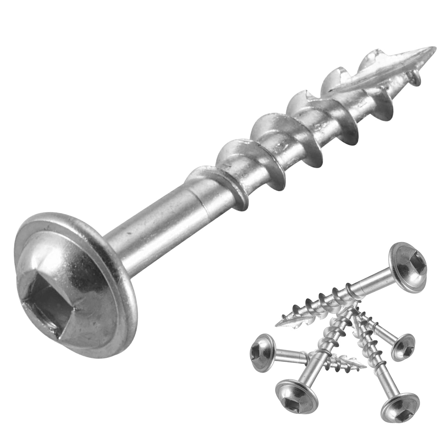E.P.H. Pocket Hole Screws- No.8 x 32mm, Pack of 250- Coarse Self-Cutting Thread, Square Drive- For Softwoods & Man-Made Boards- EPH832250C