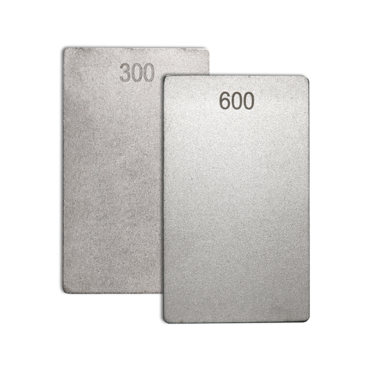 3" x 2" Double-Sided Diamond General Purpose Credit Card Stone - 600 / 300 Grit