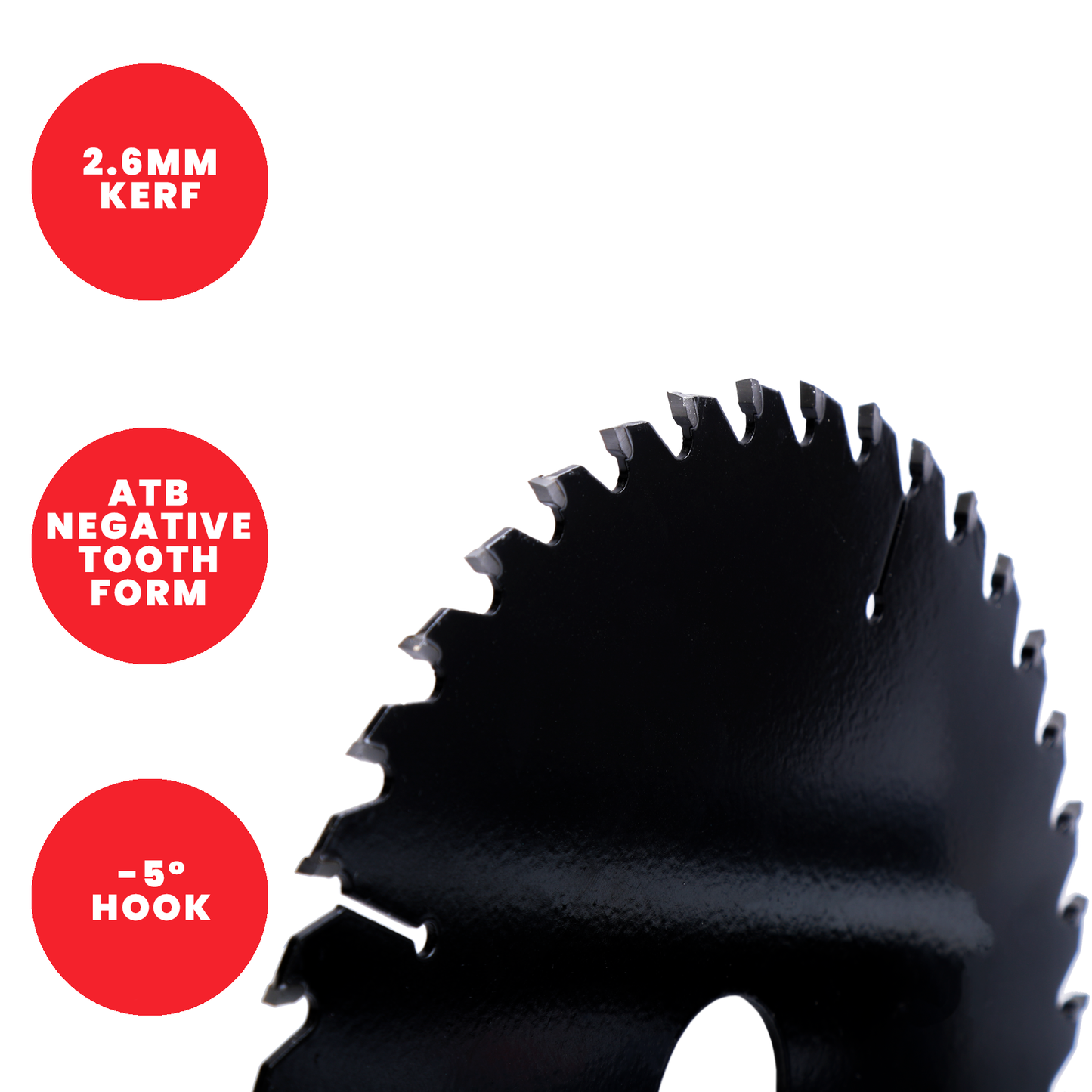Titman Edge TCT Mitre Saw Blade 216mm x 30mm x 24 Tooth - TB2162430N