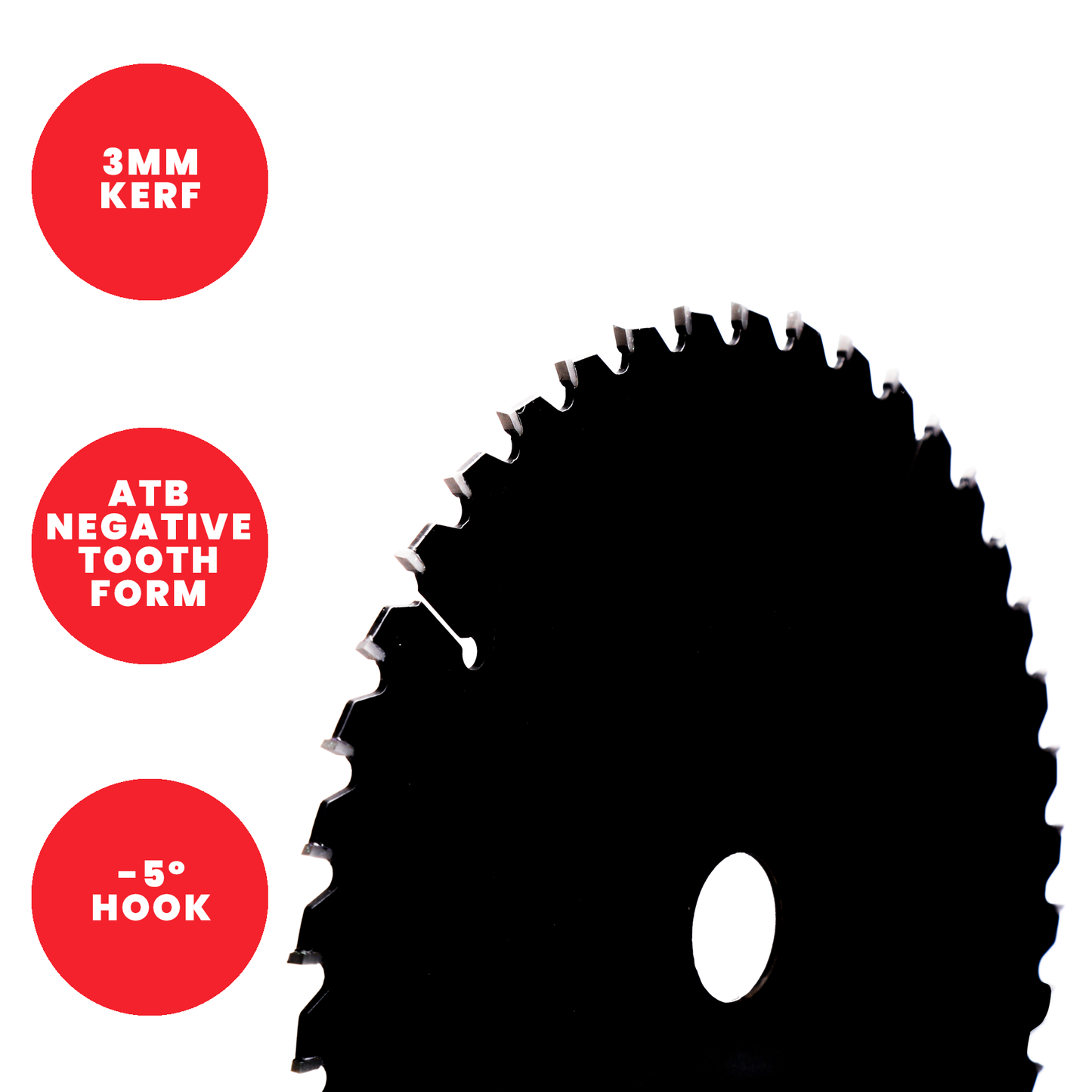 Titman Edge Tools TCT Medium Finish Mitre Saw Crosscutting Saw Blade 250mm x 30mm x 42 - TB2504230N